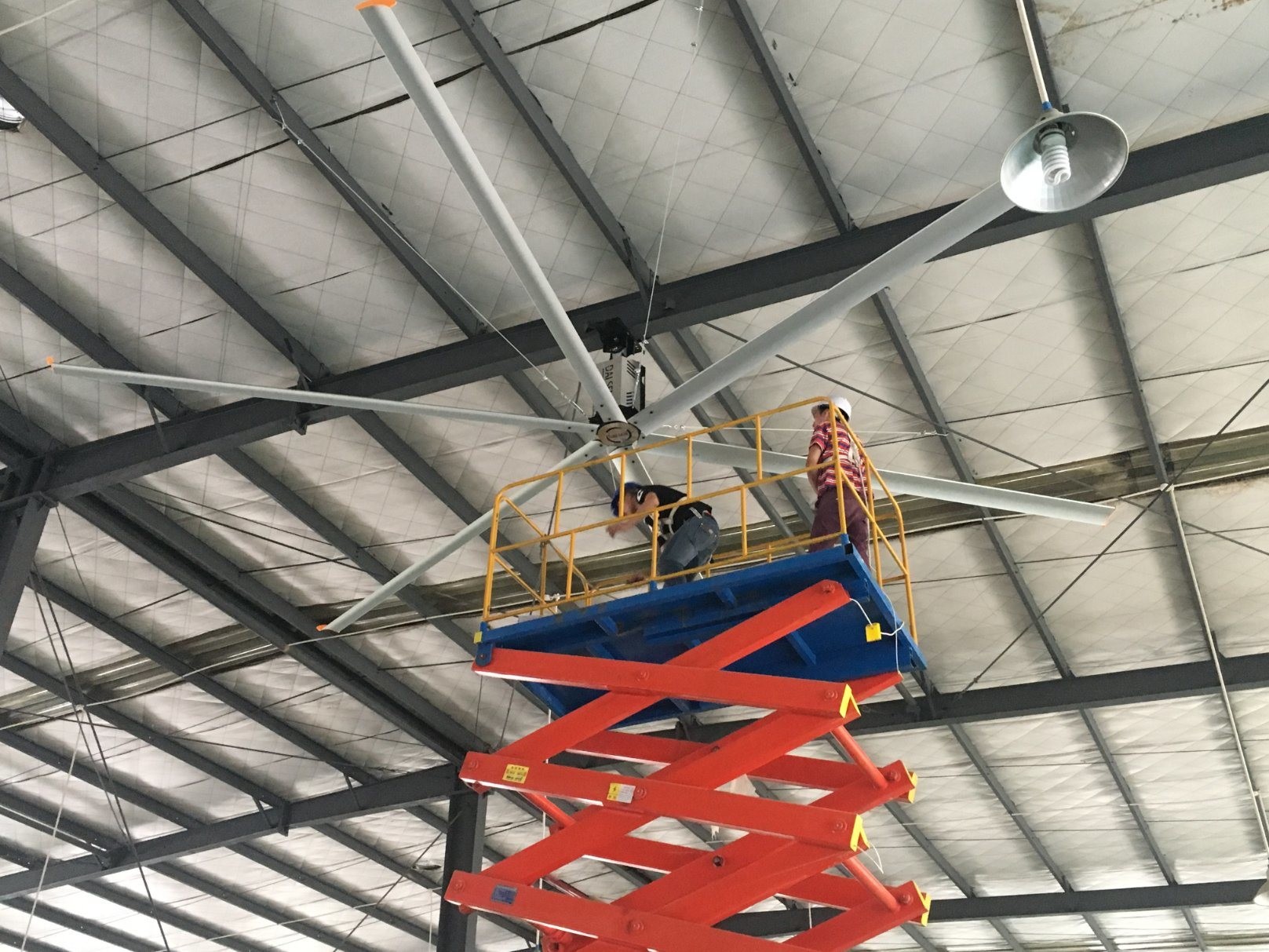 Лезвие 3.6M Aerometal свет pmsm в 12 ноги затеняет большие вентиляторы HVLS