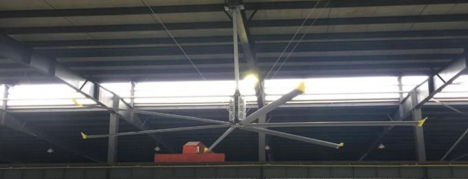 потолочный вентилятор 7.3m большой промышленный Pmsm энергосберегающий Hvls для воздушного охлаждения и вентиляции Fucntion