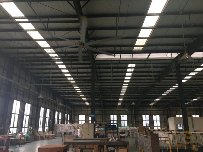 CCC CE ISO Hvls Промышленный потолочный вентилятор с лопатой из алюминия и магния 0