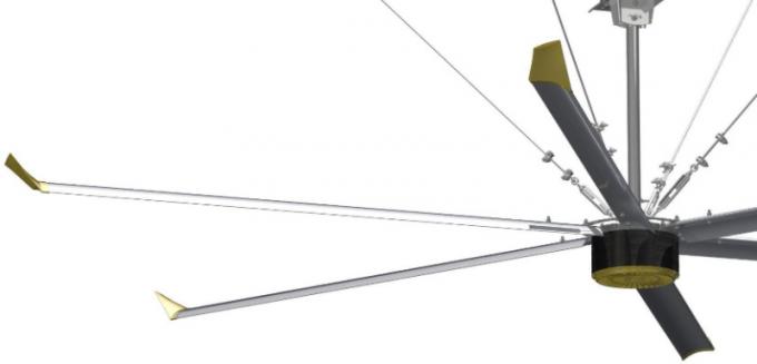 CCC CE ISO Hvls Промышленный потолочный вентилятор с лопатой из алюминия и магния 1
