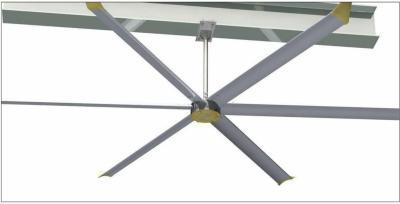 Вентилятор большого вытыхания потолочного вентилятора Hvls энергосберегающего промышленного Pmsm большой для воздушного охлаждения и вентиляции в земледелии
