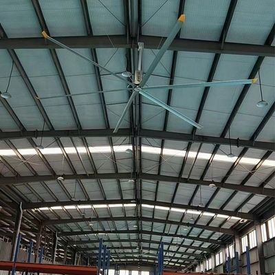 Хорошая цена. BLCD Моторный привод Тип 5.0m 16FT Коробка передач Промышленный HVLS потолочный вентилятор для склада онлайн