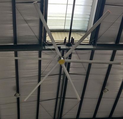 Хорошая цена. 7.3M 24 FooT Pmsm Мотор Промышленная вентиляция Большие вентиляторы HVLS онлайн
