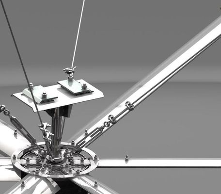 Хорошая цена. 7.3m 50RPM Алюминиевое лезвие потолочный вентилятор для вентиляции мастерской онлайн