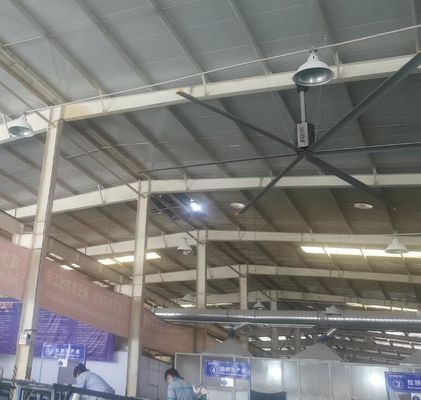 Хорошая цена. 6.7M 263 дюймовые выхлопные большие склады HVLS промышленных вентиляторов онлайн