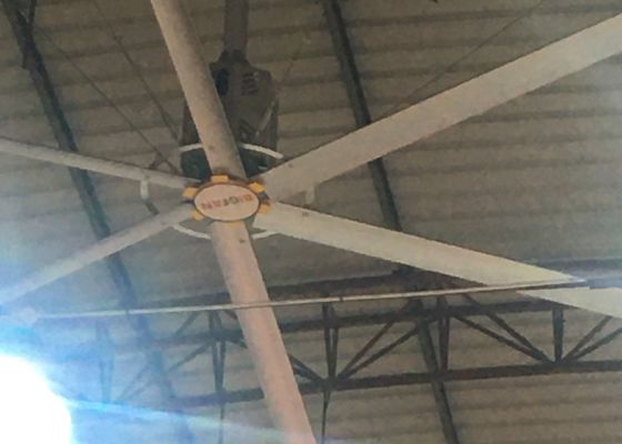 Хорошая цена. Китай традиционный HVLS электрический потолочный вентилятор с 6 алюминиевыми лезвиями онлайн