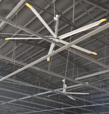 Хорошая цена. Потолочный вентилятор 3m вытыхания HVLS промышленный крытый 10FT с мотором Pmsm онлайн
