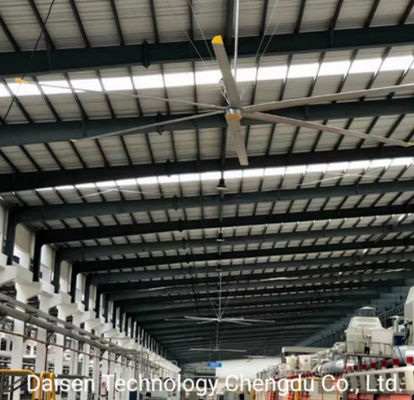 Хорошая цена. вентилятор вентилятора Hvls 24FT большого потолка 7.3M промышленный охлаждая в большом высоком космосе онлайн