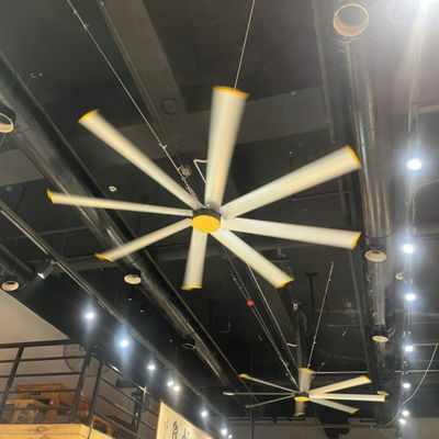 Хорошая цена. Контроллер HVLS Промышленные циркуляторы воздуха с низким уровнем шума ≤ 38 дБ онлайн