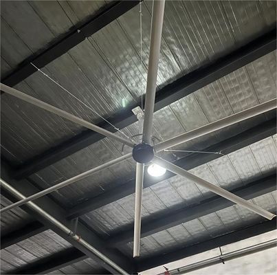 7.3m 24FT Большой промышленный HVL потолочный вентилятор PMSM Бесчещевой мотор и супер объем воздуха