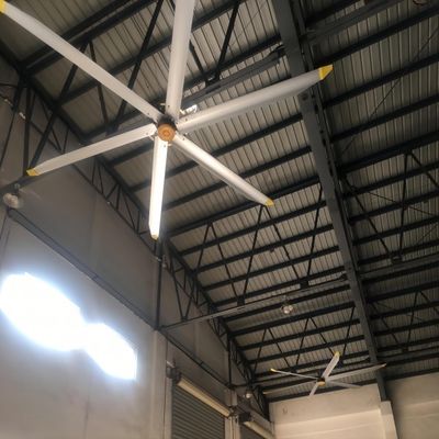 Хорошая цена. Ресторанный потолочный вентилятор с установкой 5,0 м 16FT BLCD двигатель HVLS вентилятор для больших складов онлайн