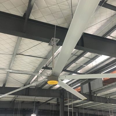 Хорошая цена. Высоковольтные 6.1M/20FT синхронные постоянные магнитные двигатели HVLS вентиляторы для промышленной вентиляции онлайн
