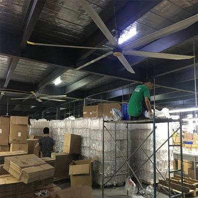 Хорошая цена. BLCD двигатель 5,0 м 16 футов большой воздушный поток HVLS потолочный вентилятор для охлаждения воздуха и вентиляции онлайн