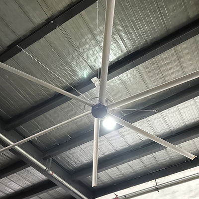 Хорошая цена. PMSM Моторные большие HVLS потолочные вентиляторы для производства кабелей онлайн