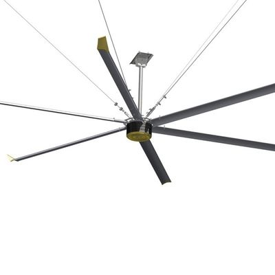 Хорошая цена. 0.6KW Охлаждающая функция Энергия 4.2M PMSM HVLS потолочные вентиляторы для охлаждения воздуха в ресторане и столовом центре онлайн