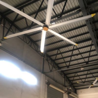 Хорошая цена. 5.0m 16FT HVLS потолочный промышленный вентилятор для охлаждения воздуха с включенным двигателем PMSM мощностью 0,75 kW онлайн