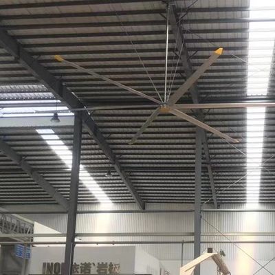Хорошая цена. Мощный 5Pcs Al-Mg Alloy Blade 7,3m 24FT Промышленный HVLS вентилятор для хранения охлаждения и вентиляции онлайн