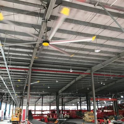 Хорошая цена. Алюминиевые магниевые сплавы 6,1 м 20 футов HVLS Промышленные потолочные вентиляторы для вентиляции молочных ферм онлайн