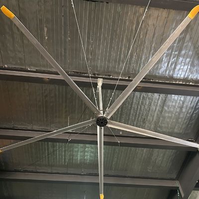 5Промышленный электрический потолочный вентилятор HVLS для охлаждения и вывоза