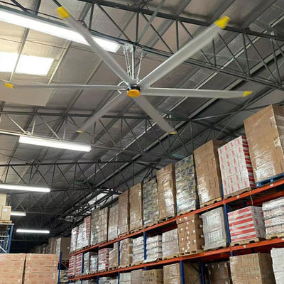 Хорошая цена. Установка потолка 5,0 м 16 футов Большой вентилятор HVLS для охлаждения и вентиляции онлайн