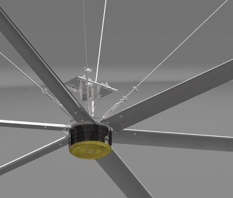 Хорошая цена. 7.3 Meter Diameter Hvls Industrial Ceiling Fan for Workshop Cooling and Ventilation Опция настройки онлайн