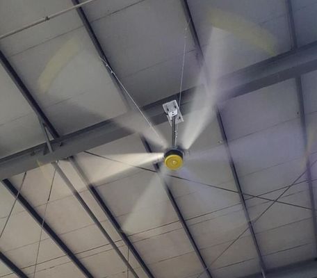 Хорошая цена. 24FT диаметром охлаждающий вентилятор для промышленных потолков Al-Mg сплав лезвия воздушная сушка в хранилище продуктов питания онлайн