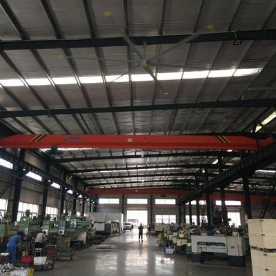 Хорошая цена. 7.3 метров HVLS гигантский промышленный потолочный вентилятор для высоких и больших помещений онлайн