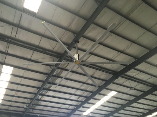 Хорошая цена. 6 Вентиляция лопастей HVLS Гигантские потолочные вентиляторы онлайн