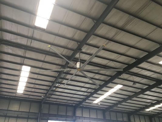 Хорошая цена. 24FT 2.0 HP Вентиляционное охлаждение Алюминиевые лезвия Гигантские потолочные вентиляторы онлайн