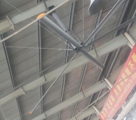 Хорошая цена. Промышленный низкоскоростной подвесник HVLS на столбе онлайн