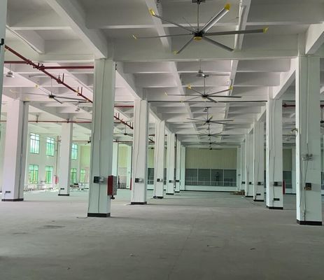 Хорошая цена. Прохладитель воздуха большой 75RPM 5 лезвия HVLS вентилятор онлайн