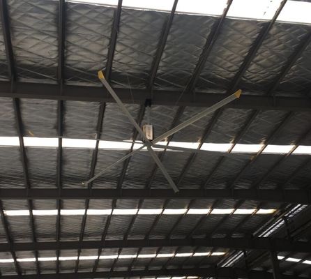 5.5M 60RPM Aluminum Blade Ceiling Fan For Factory