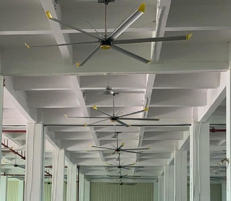 Хорошая цена. 22 FooT Hvls Алюминиевый потолочный вентилятор для вентиляции мастерских онлайн