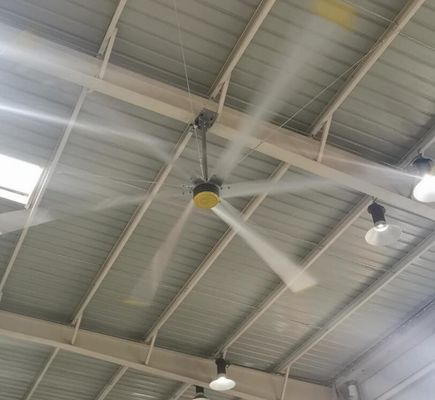 Хорошая цена. Прохладитель воздуха синхронный двигатель 1,2 кВт 22FT алюминиевый потолочный вентилятор онлайн